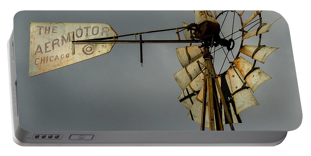 Nature Portable Battery Charger featuring the photograph Windmill 1 by Christy Garavetto