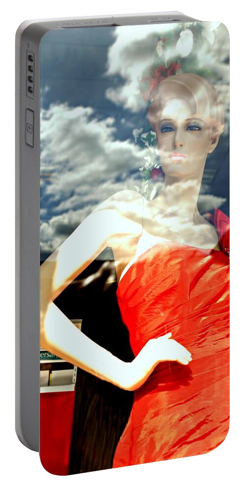 Mannequin Portable Battery Charger featuring the photograph Window Shopping by Diana Angstadt
