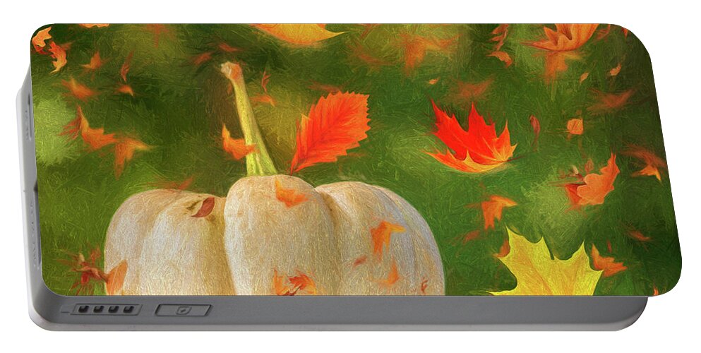 Autumn Portable Battery Charger featuring the photograph Winds of Autumn by Cathy Kovarik