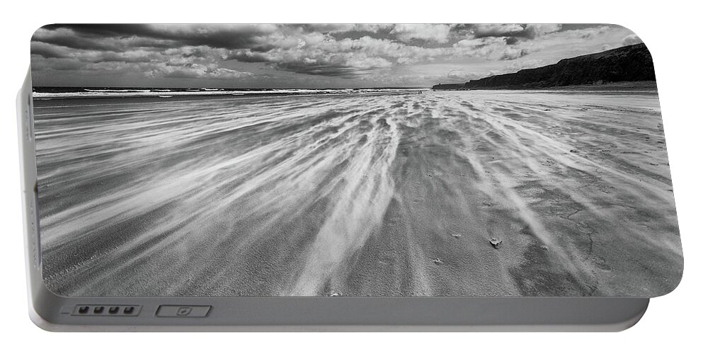 Benone Portable Battery Charger featuring the photograph Windswept Benone by Nigel R Bell