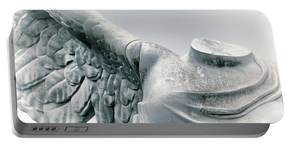Winged Victory Samothrace Portable Battery Charger featuring the photograph Winged Victory by Iryna Goodall