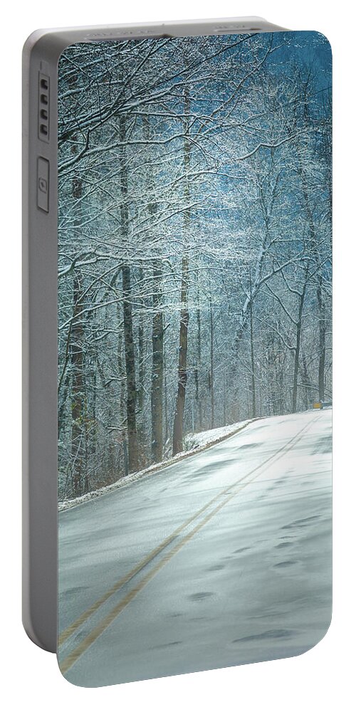 Winter Dreams Portable Battery Charger featuring the photograph Winter Dreams by Karen Wiles