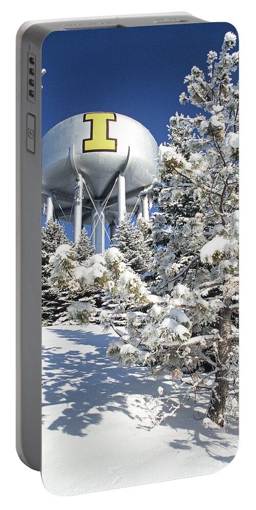 Outdoors Portable Battery Charger featuring the photograph Winter I Tower by Doug Davidson