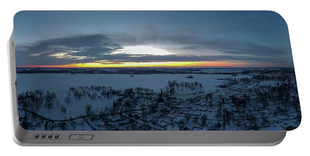  Portable Battery Charger featuring the photograph Winter Sunrise by Brian Jones