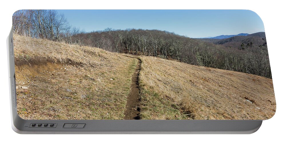 Empty Portable Battery Charger featuring the photograph Winter Trail - December 7, 2016 by D K Wall
