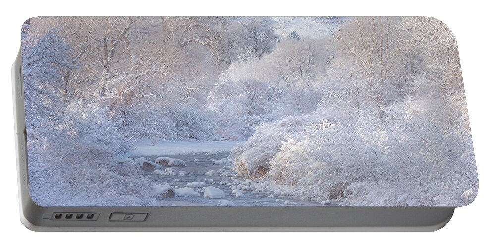 Winter Portable Battery Charger featuring the photograph Winter Wonderland - Colorado by Darren White