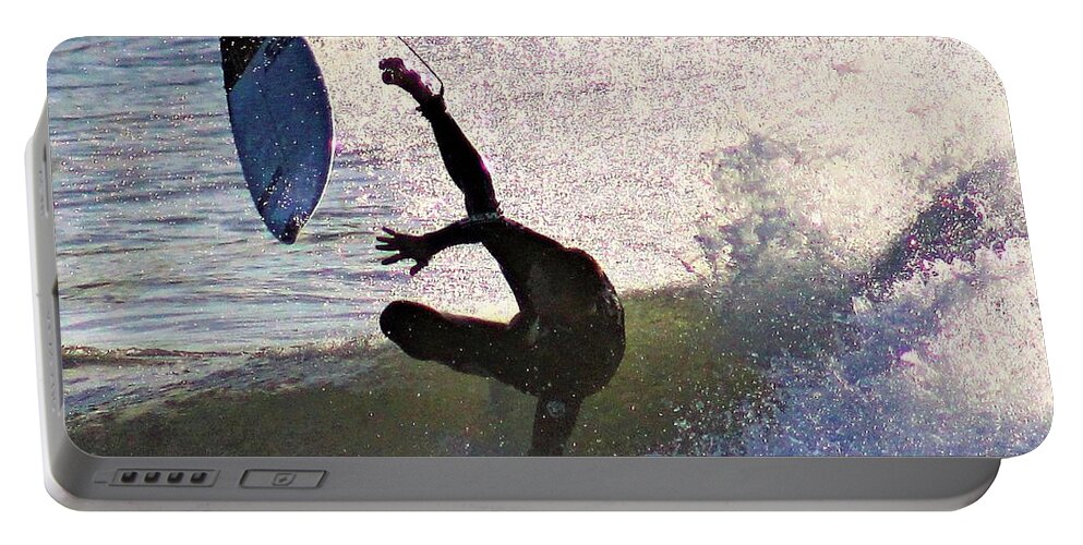 Surf Portable Battery Charger featuring the photograph Wipeout by FD Graham