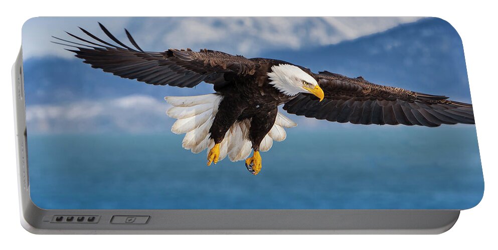  Mark Miller Photos Portable Battery Charger featuring the photograph Wonders of Alaska- Bald Eagle by Mark Miller
