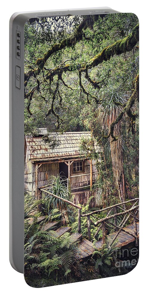Kremsdorf Portable Battery Charger featuring the photograph Woodland Mysteries by Evelina Kremsdorf