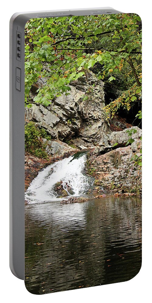 Woods Portable Battery Charger featuring the photograph Woodsy Flow by Kristin Elmquist
