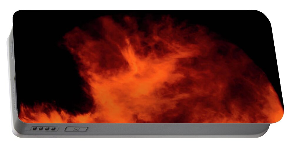 Clouds Portable Battery Charger featuring the photograph World of Fire by Bruce Pritchett