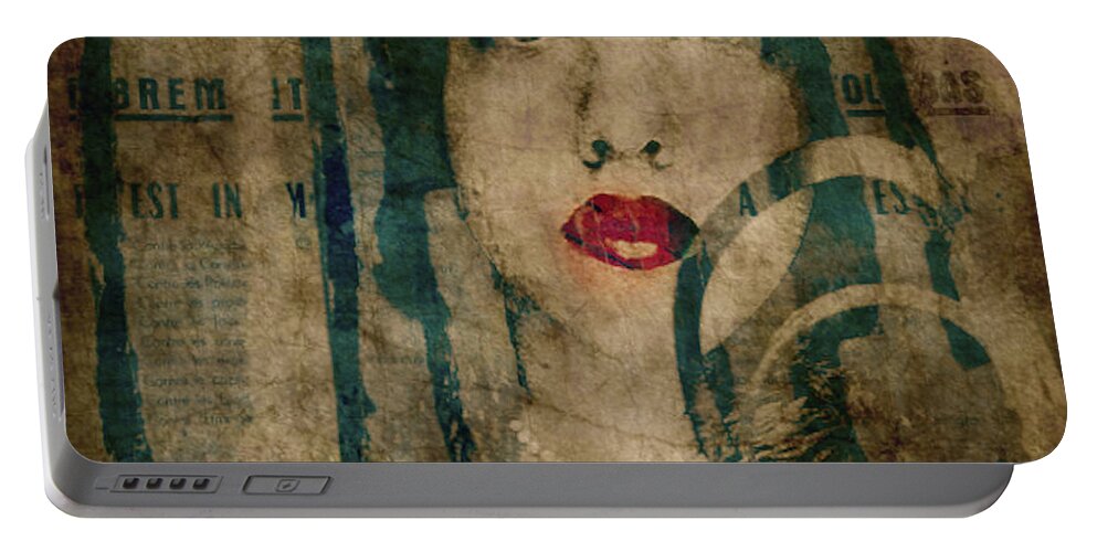 Sixties Portable Battery Charger featuring the photograph World Without Love by Paul Lovering
