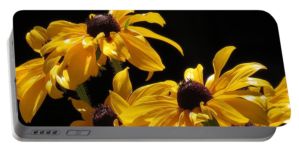 Nature Portable Battery Charger featuring the photograph Yellow Flower 2 by Christy Garavetto