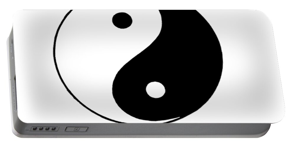 Yin And Yang Portable Battery Charger featuring the photograph Yin and Yang by Pat Cook