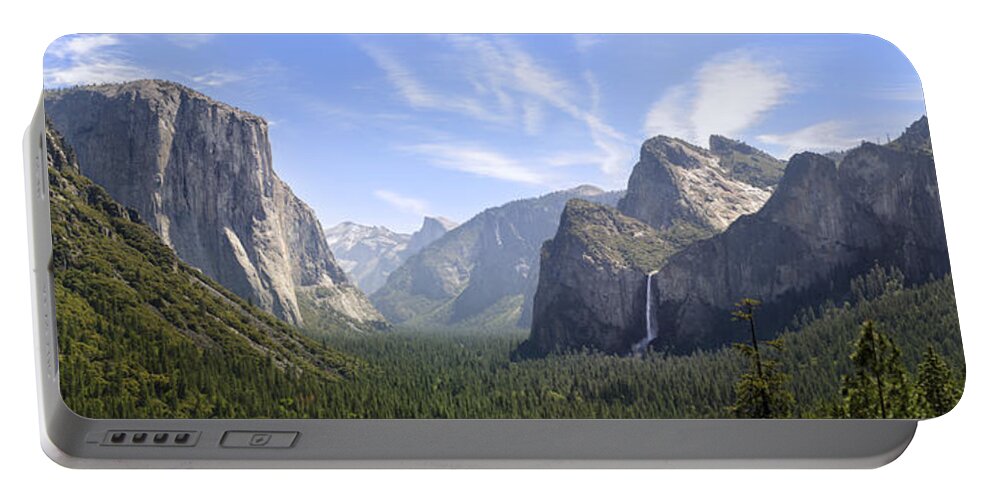 America Portable Battery Charger featuring the photograph Yosemite Valley by Francesco Emanuele Carucci
