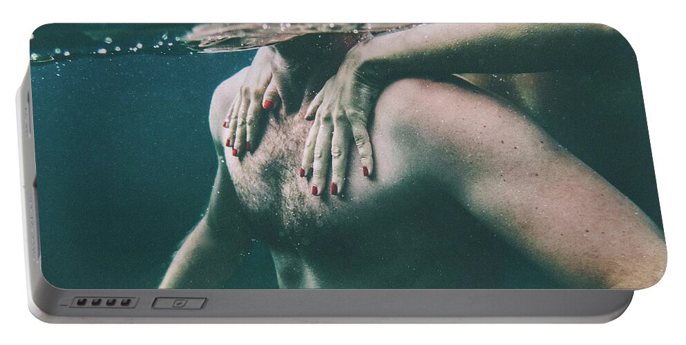 Swim Portable Battery Charger featuring the photograph You Are mine by Gemma Silvestre