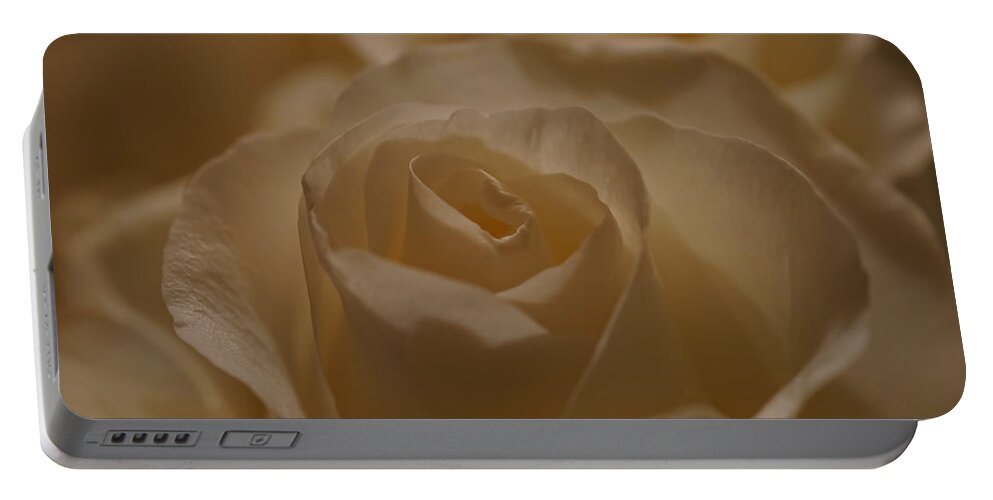 Yellow Rose Portable Battery Charger featuring the photograph Your Beauty Stands Out by Ernest Echols