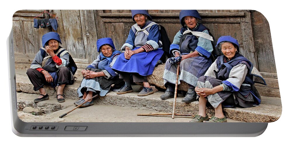 China Portable Battery Charger featuring the photograph Yunnan Women by Marla Craven