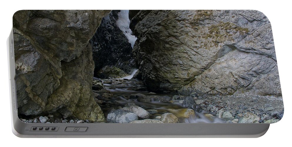 Zapata Falls Portable Battery Charger featuring the photograph Zapata Falls by Brian Kamprath
