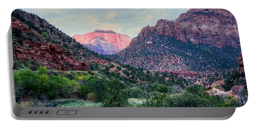 Zion National Park Portable Battery Charger featuring the photograph Zion National Park by Charlotte Schafer
