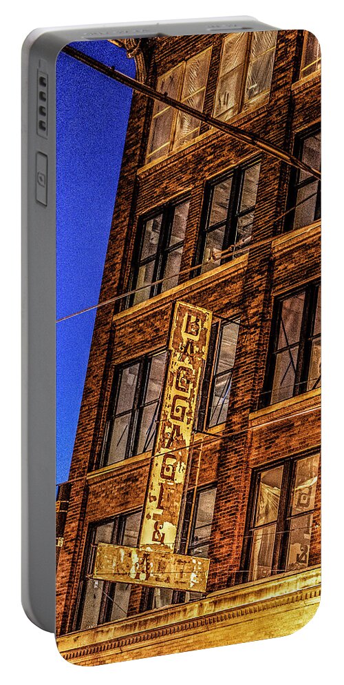 Renovation Portable Battery Charger featuring the photograph 072 - Jax Building by David Ralph Johnson