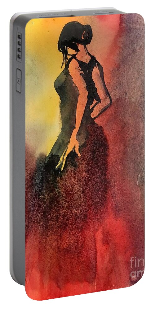 1322019 Portable Battery Charger featuring the painting 1322019 by Han in Huang wong