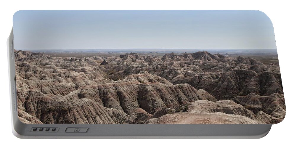 Badlands Portable Battery Charger featuring the photograph Badlands South Dakota #5 by Susan Jensen