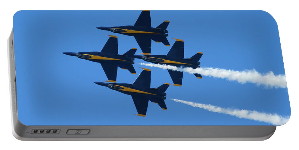Blue Angels Nas Oceana Portable Battery Charger featuring the photograph Blue Angels NAS Oceana #1 by Greg Smith