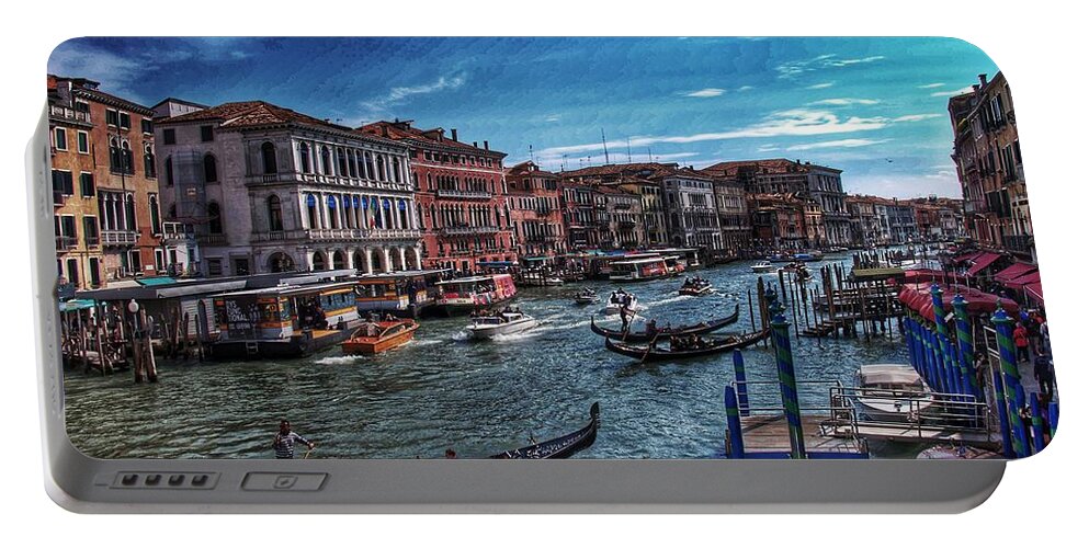  Portable Battery Charger featuring the photograph Canal #1 by Al Harden