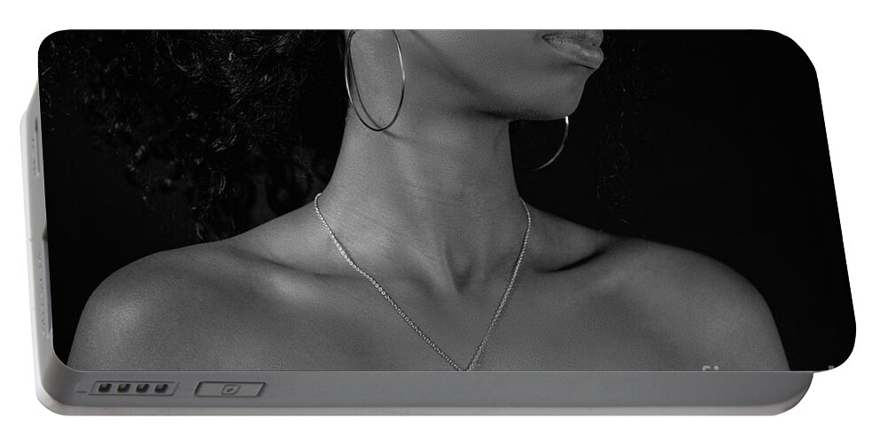 6226 Portable Battery Charger featuring the photograph Collarbone #1 by FineArtRoyal Joshua Mimbs