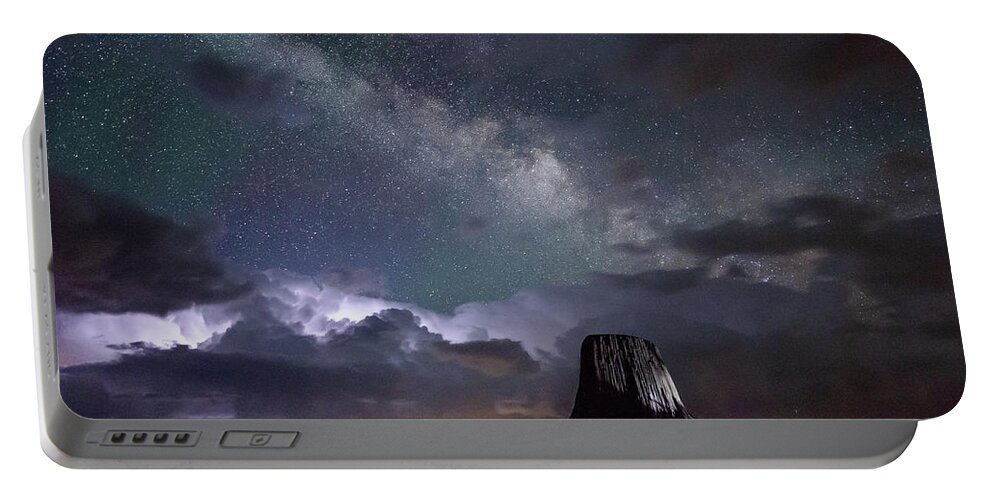 Milky Way Portable Battery Charger featuring the photograph Convergence II by Greni Graph