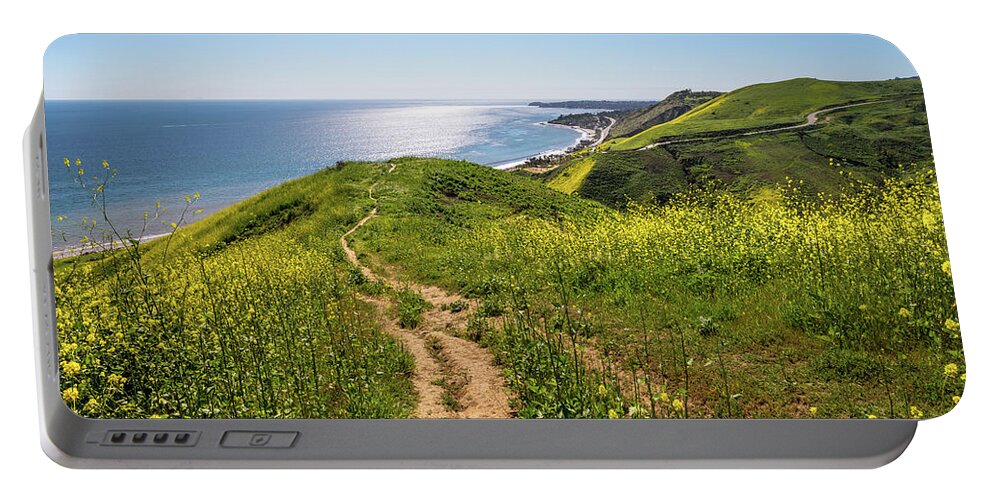 Beach Portable Battery Charger featuring the photograph Corral Canyon Super Bloom #1 by Andy Konieczny