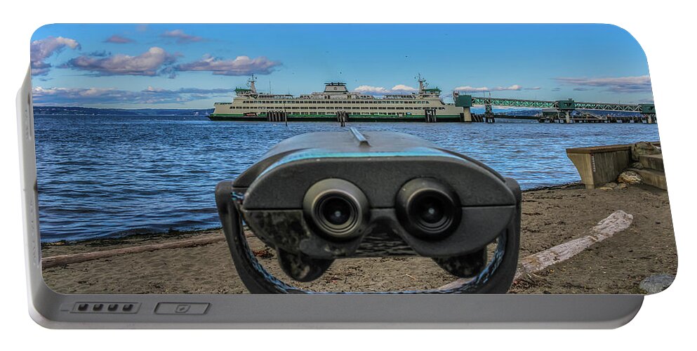Beach Portable Battery Charger featuring the photograph Edmonds Beach by Anamar Pictures