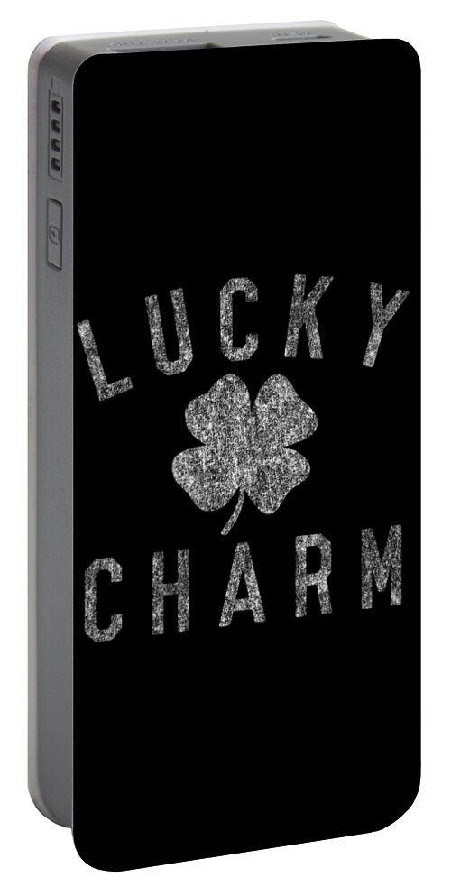 Cool Portable Battery Charger featuring the digital art Lucky Charm #1 by Flippin Sweet Gear