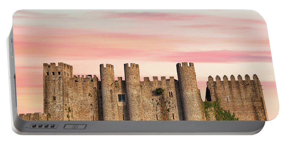 Medieval Portable Battery Charger featuring the photograph Medieval Castle of Obidos by David Letts