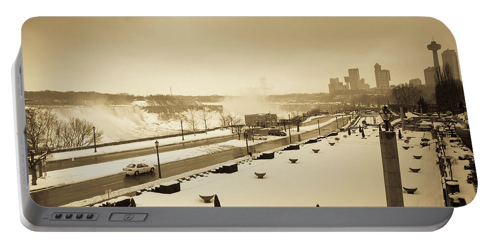 Canada Portable Battery Charger featuring the photograph Niagara Falls Ontario #1 by Nick Mares