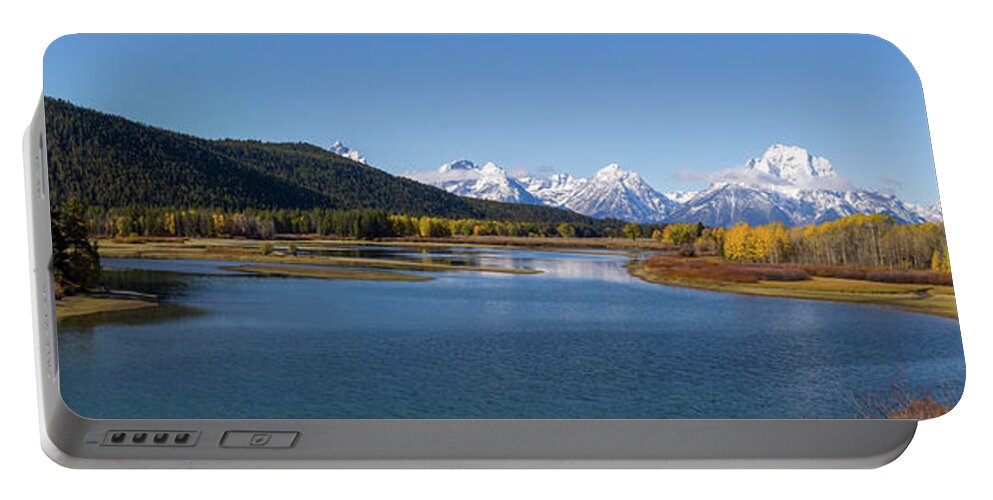 Ynp 2019 Portable Battery Charger featuring the photograph Oxbow Bend #1 by Kevin Dietrich