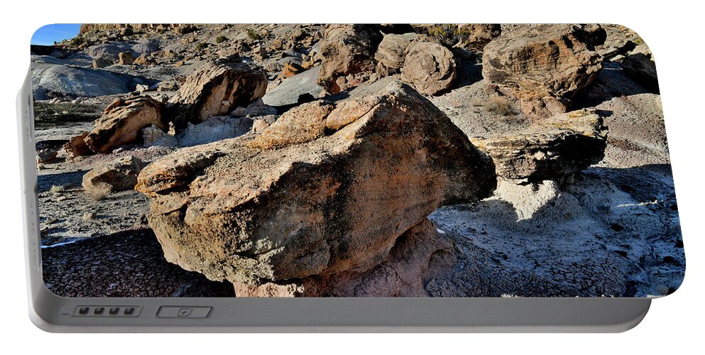 Red Point Portable Battery Charger featuring the photograph Red Point Boulder Field #1 by Ray Mathis