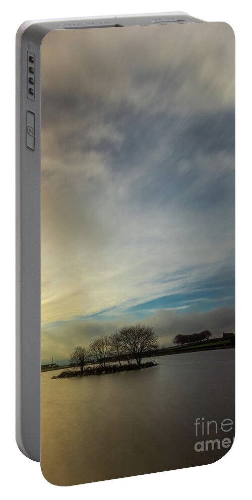 Airedale Portable Battery Charger featuring the photograph Redcar Tarn in Keighley #1 by Mariusz Talarek