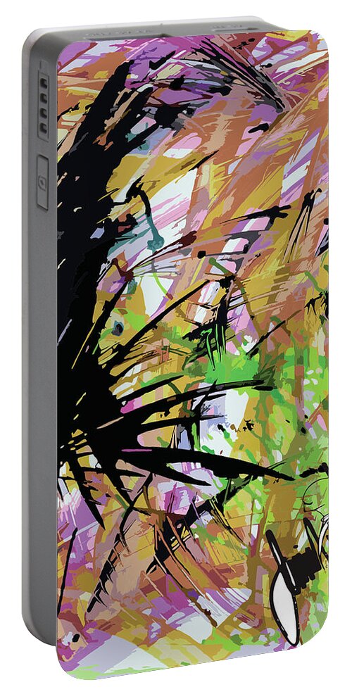  Portable Battery Charger featuring the digital art Spot #1 by Jimmy Williams