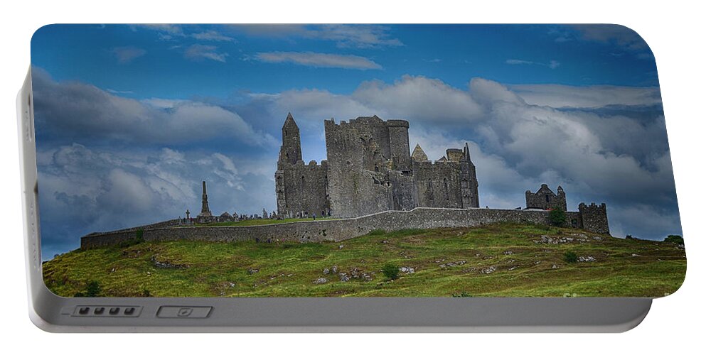 The Rock Of Cashel Portable Battery Charger featuring the photograph The Rock of Cashel #1 by Joe Cashin