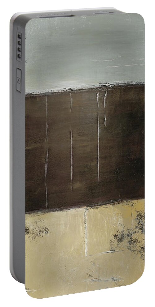 Abstract Portable Battery Charger featuring the painting To The Edge And Beyond IIi by Lanie Loreth