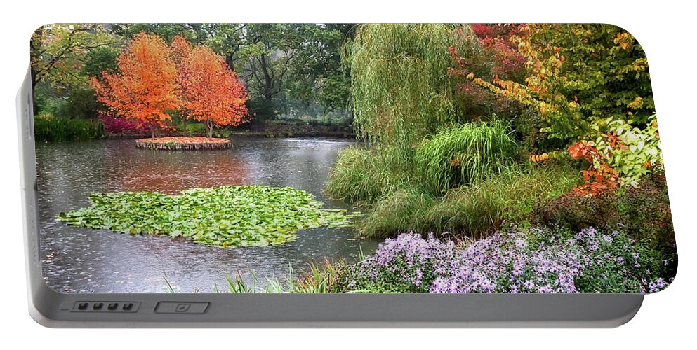 Landscape Portable Battery Charger featuring the photograph Wisley RHS Gardens #1 by Shirley Mitchell