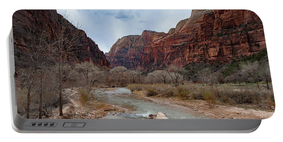 Zion Portable Battery Charger featuring the photograph Zion Canyon #2 by Mark Duehmig