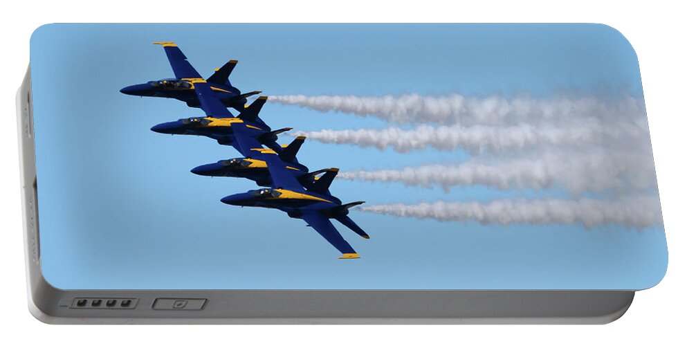 Blue Angels Nas Oceana Portable Battery Charger featuring the photograph Blue Angels NAS Oceana #10 by Greg Smith