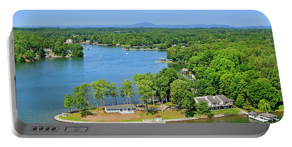 Smith Mountain Lake Portable Battery Charger featuring the photograph Smith Mountain Lake, Va. #10 by The James Roney Collection