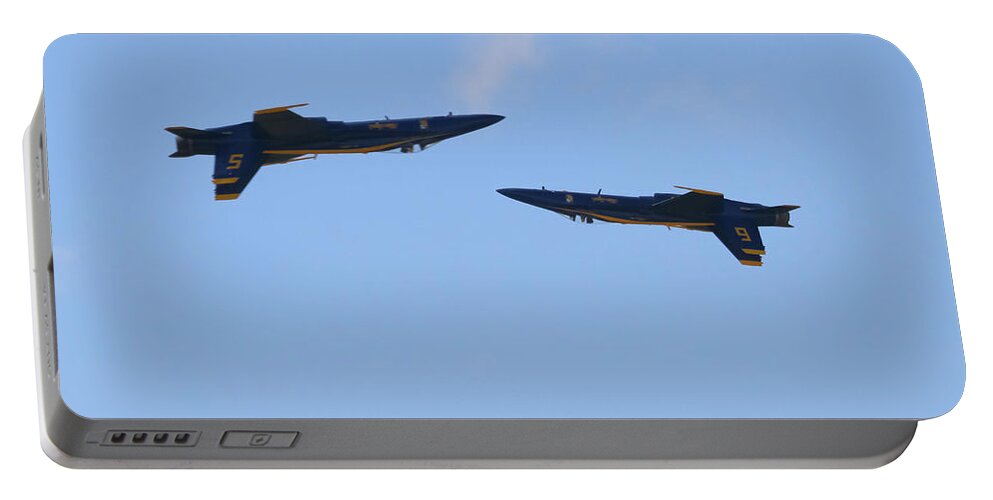 Blue Angels Nas Oceana Portable Battery Charger featuring the photograph Blue Angels NAS Oceana #13 by Greg Smith