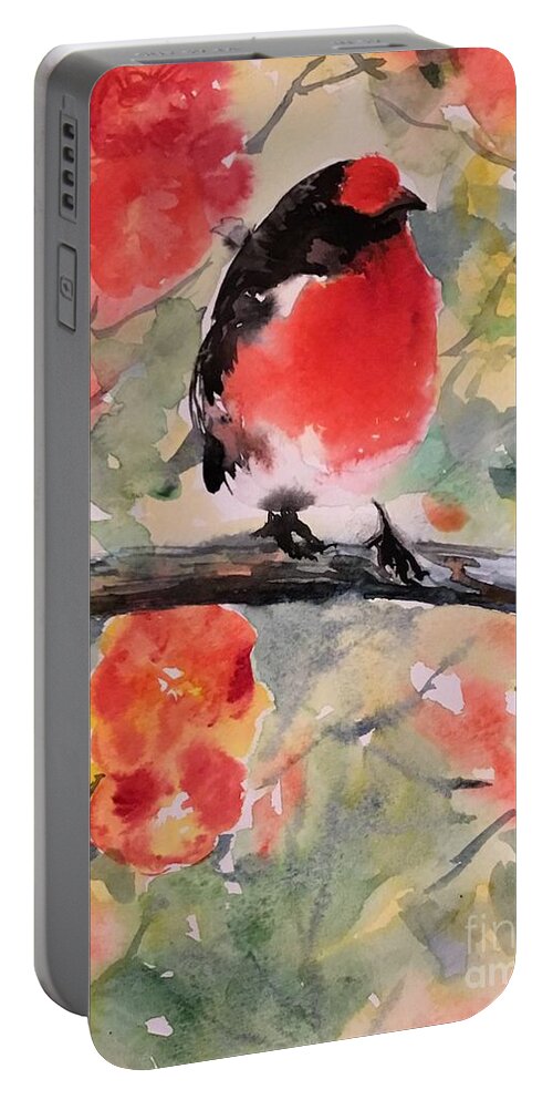 1312019 Portable Battery Charger featuring the painting 1312019 by Han in Huang wong