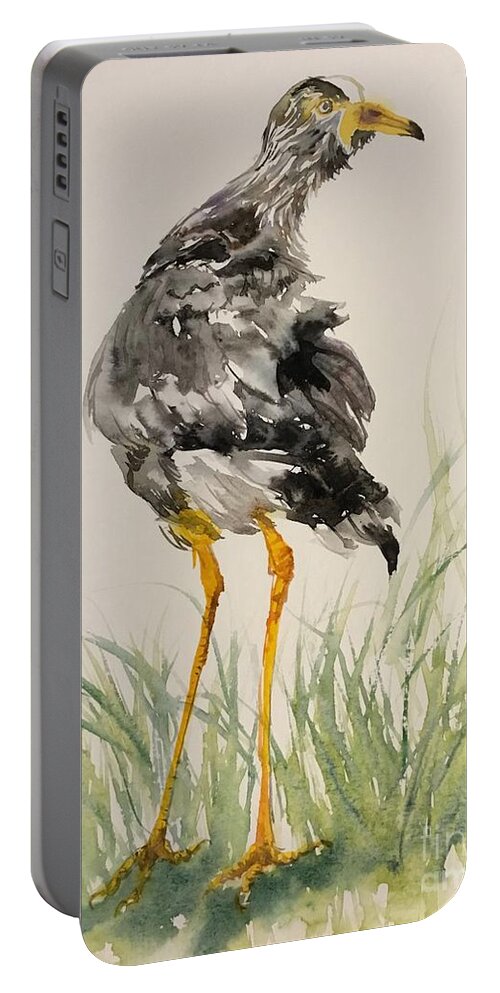 1332019 Portable Battery Charger featuring the painting 1332019 by Han in Huang wong