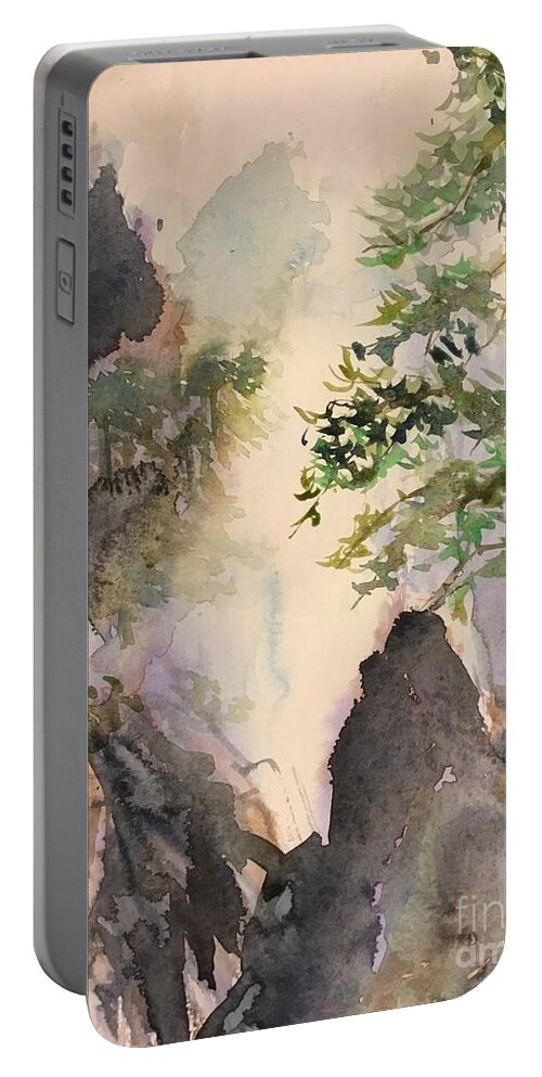 1352019 Portable Battery Charger featuring the painting 1352019 by Han in Huang wong